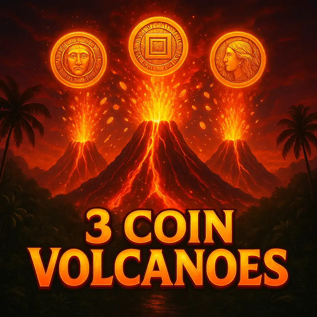 3 Coin Volcanoes slot game